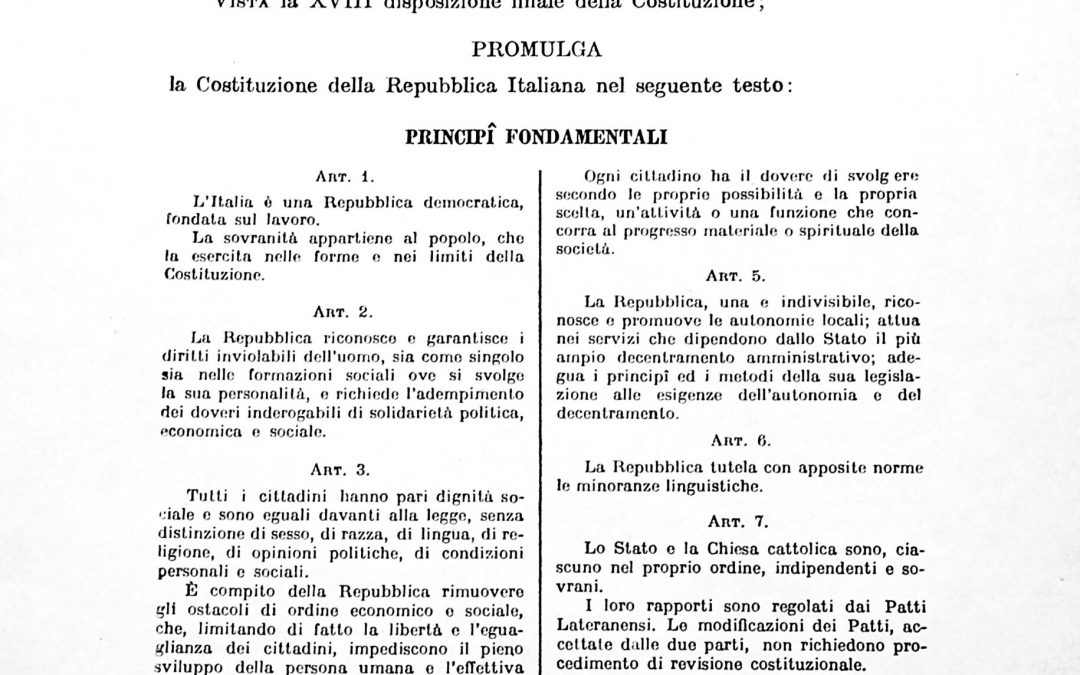 Associazioni: “Includere animali in costituzione”